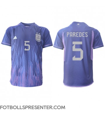 Argentina Leandro Paredes #5 Borta Matchtröja VM 2022 Kortärmad